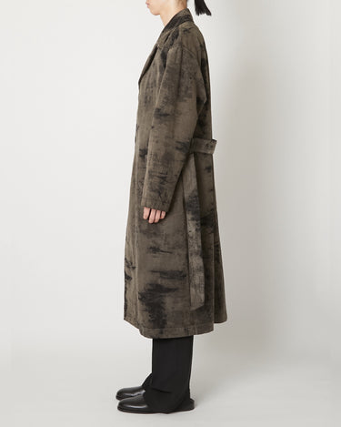 26AW予約受付中<br>【TAAKK】<br>MOLE JACQUARD DENIM COAT