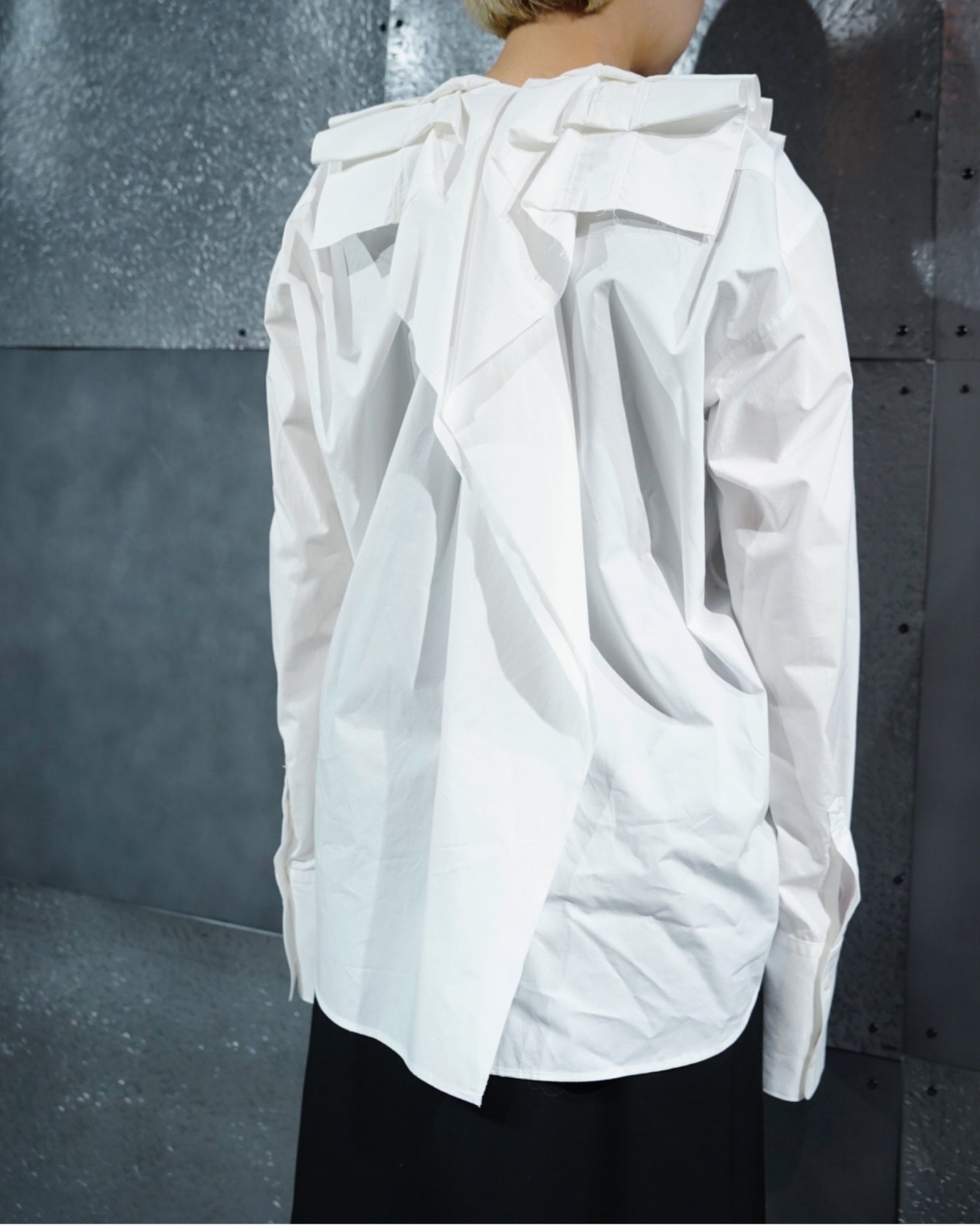 KEISUKEYOSHIDA-Elizabeth Collar Shirt -Amanojak
