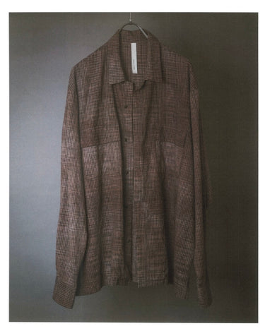 受注生産アイテム<br>期間限定受注受付中(7月31日～8月2日まで)<br>【kiminori morishita】<br>Marigold-Dyed Khadi Shirt