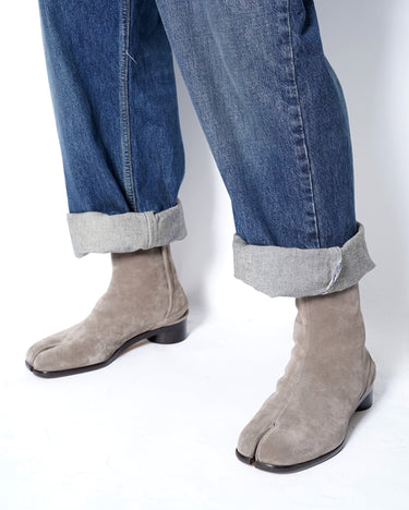 【Maison Margiela 22】<br>SUEDE"TABI" HEEL BOOTS (3cm HEEL)