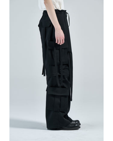 イベント期間限定(3月20日～3月29日まで)<br>26AW受注生産アイテム<br>【FRACTION】<br>TECHNO PANTS -DS-
