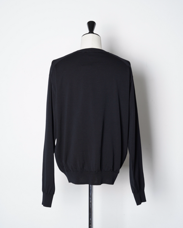 BATONER(バトナー)-HARD TWIST WOOL TENJIKU HIGH GAUGE CREW NECK