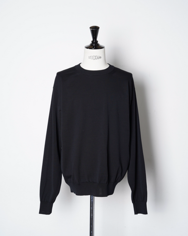 BATONER(バトナー)-HARD TWIST WOOL TENJIKU HIGH GAUGE CREW NECK