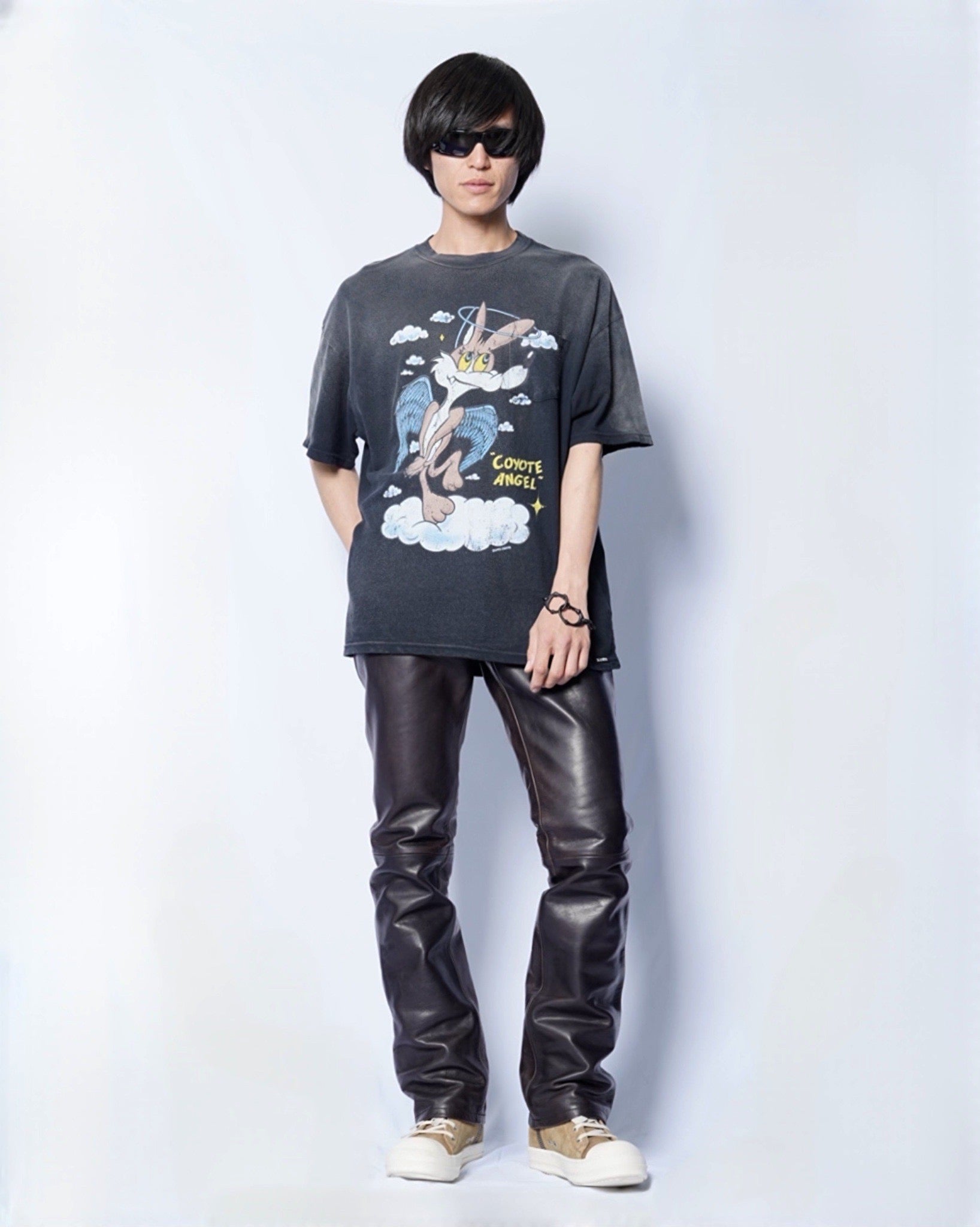 KAMIYA】“COYOTE ANGEL” POCKET TEE- Amanojak.