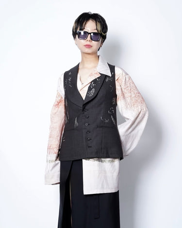 8.8(sat) 0:00 Launch<br>【ANTHEM A】<br>SILKY WOOL EMBROIDERY VEST