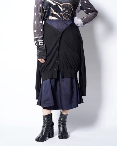 【TOGA ARCHIVES】<br>KNIT DOCKING SKIRT