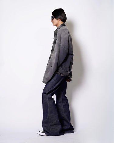 【Maison MIHARA YASUHIRO】<br>COMBINED SHIRT×SWEAT