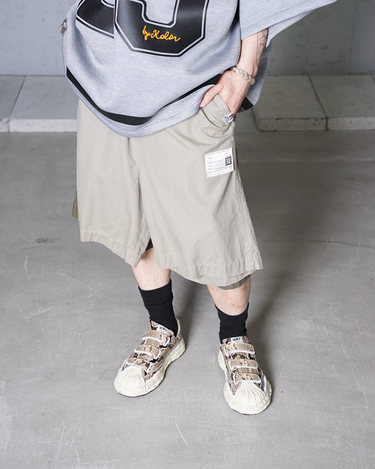 【Maison MIHARA YASUHIRO】<br>"BLAKEY" original sole  printed python leather Low-Top sneaker