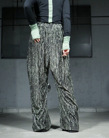 [TARO HORIUCHI]<br>Printed Gather Wide Pants