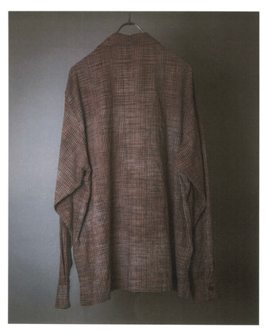 受注生産アイテム<br>期間限定受注受付中(7月31日～8月2日まで)<br>【kiminori morishita】<br>Marigold-Dyed Khadi Shirt
