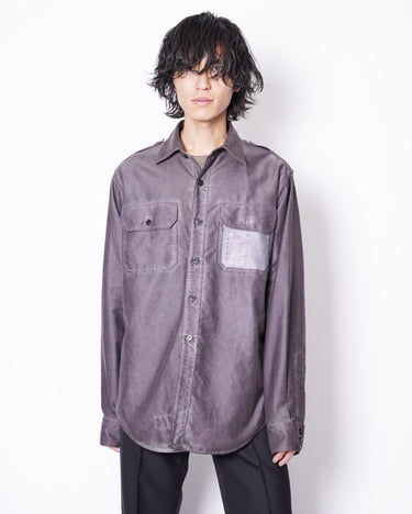 【Maison Margiela 10】<br>GARMENT DYE MILITARY SHIRTS JACKET