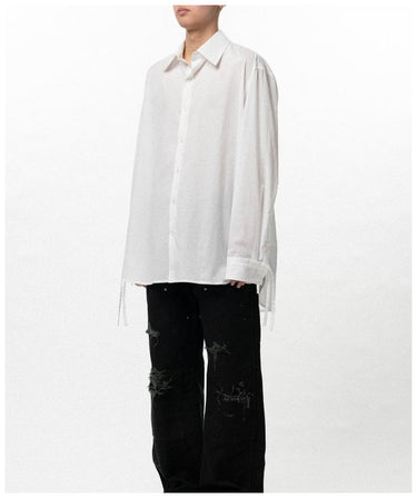 【KAMIYA】<br>Drawstring Cuff Shirt