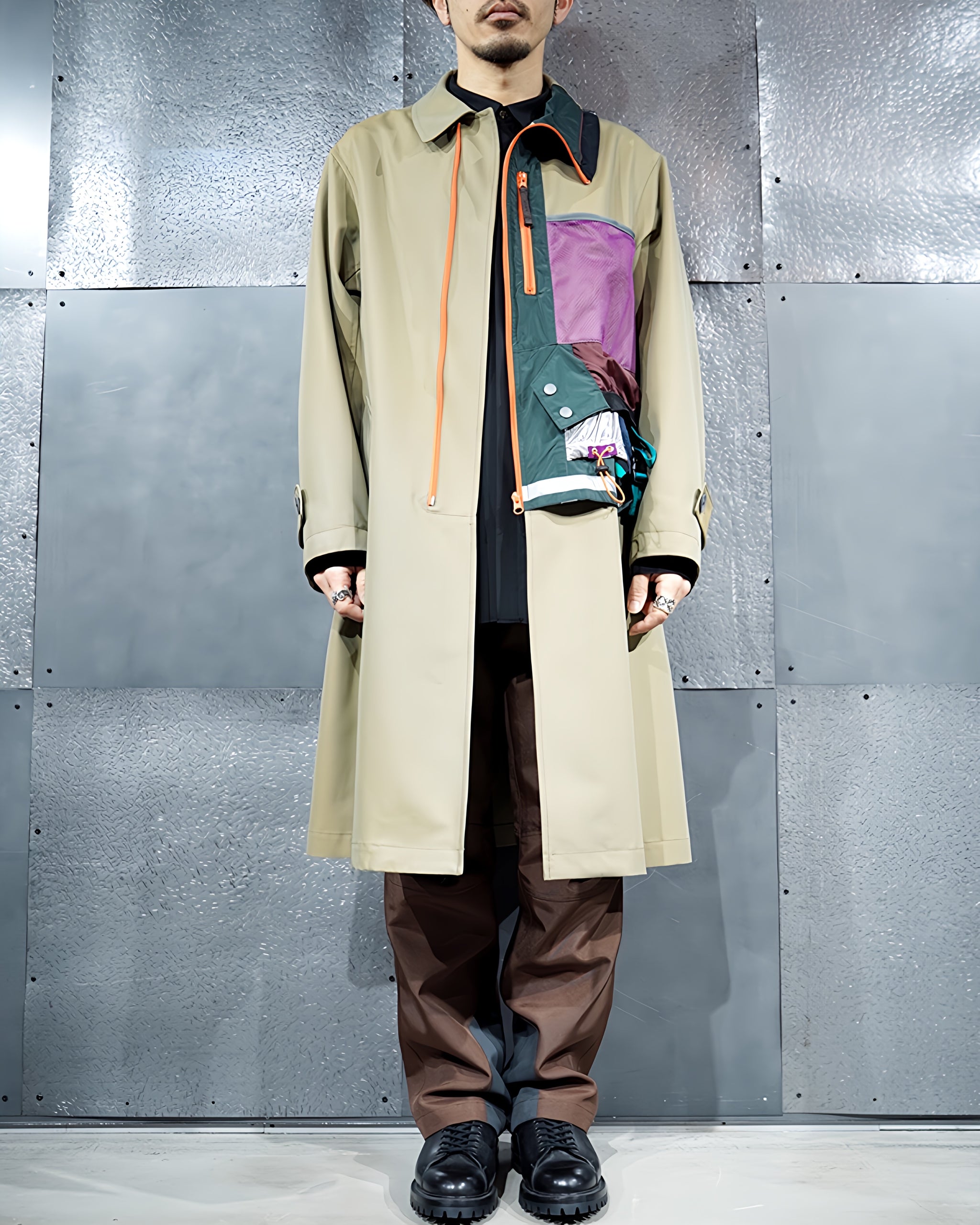 kolor ドッキングトレンチコート kolor(カラー)-ドッキングステン