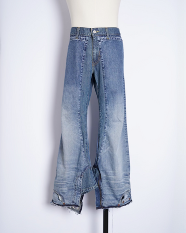 JUNYA WATANABE MAN】× Levi's DECONSTRUCTION FLARE DENIM PANTS