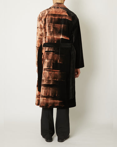 26AW予約受付中<br>【TAAKK】<br>HAND-BLEACHED VELVET COAT