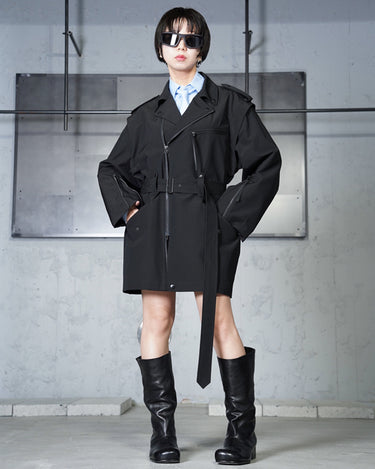 【08sircus】<br>High count weather rider’s detachable jacket（water repellent)