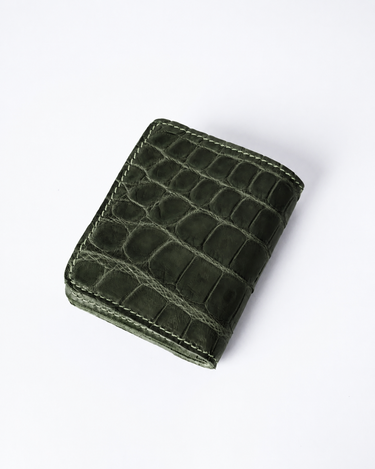 予約受付中<br>【GUIDI】<br>-C8- ALLIGATOR MISSISSIPPIENSIS ZIPPED WALLET