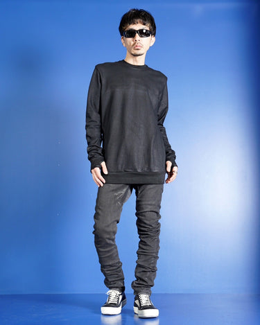 【BORIS BIDJAN SABERI】<br>"CR1C" F1235<br>SWEAT TOPS<br>COATED 11 EMBRO /<br>OBJECT DYE COATING