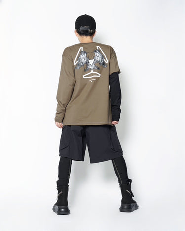 [ACRONYM]<br>"SP62-M" NYLON STRETCH WEB BELT SHORT PANT