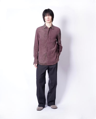 【ZIGGY CHEN】<br>CONCEALED BUTTON SHIRT