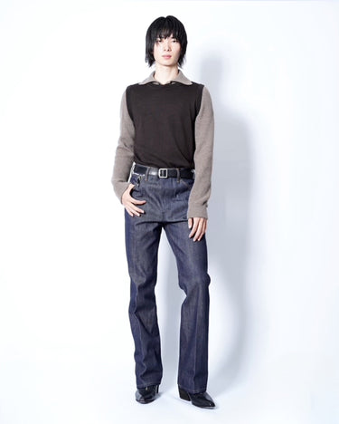 【TOGA ARCHIVES】<br>TOGA × Wrangler Semi-flare denim trousers