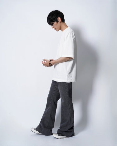 イベント期間限定アイテム<br>(6月27日～7月5日まで)<br>【KANEMASA PHIL】<br>36G High Twist SS Tee (WHITE)