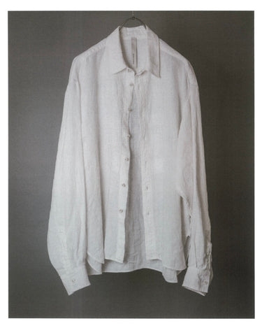 受注生産アイテム<br>期間限定受注受付中(7月31日～8月2日まで)<br>【kiminori morishita】<br>Sashiko Hand-Embroidered Khadi Shirt