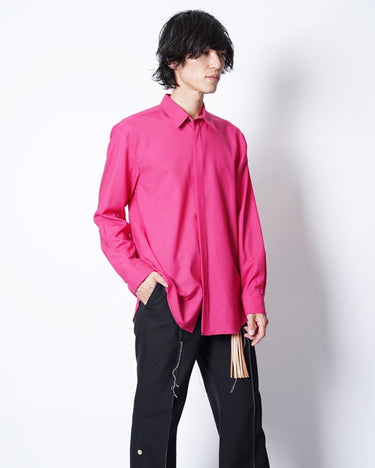 [OVERCOAT]<br>(SHELL)<br>WITH SHIRTS COLLAR