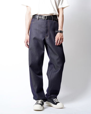 26AW予約受付中<br>【OVERCOAT】<br>Wool Denim Wide Leg Pant