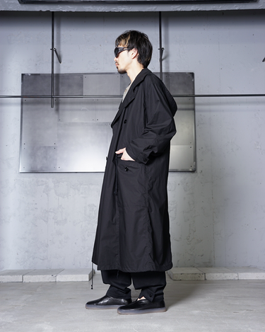 【LEMAIRE】<br>LIGHT HOODED TRENCH -WR LIGHT VENTILE® COTTON-