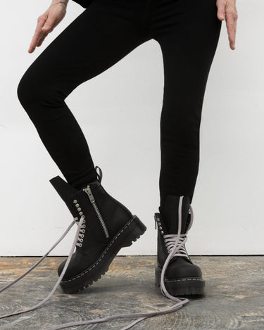 9.18(fri) 13:00 Launch<br>【RICK OWENS】<br>×Dr. Martens<br>QUAD SOLE STEEL TOE BOOT