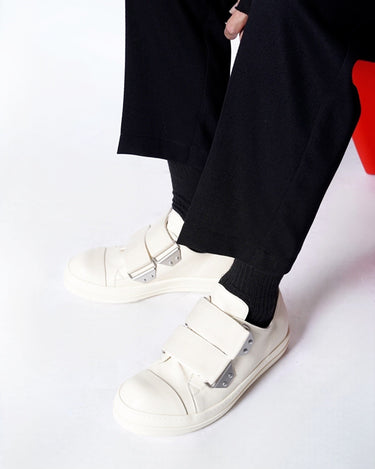 【RICK OWENS】<br>STRAP LOW SNEAKS -LCO-