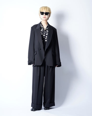 【KAKAN】<BR>DOUBLE BREASTED JACKET (UNISEX)