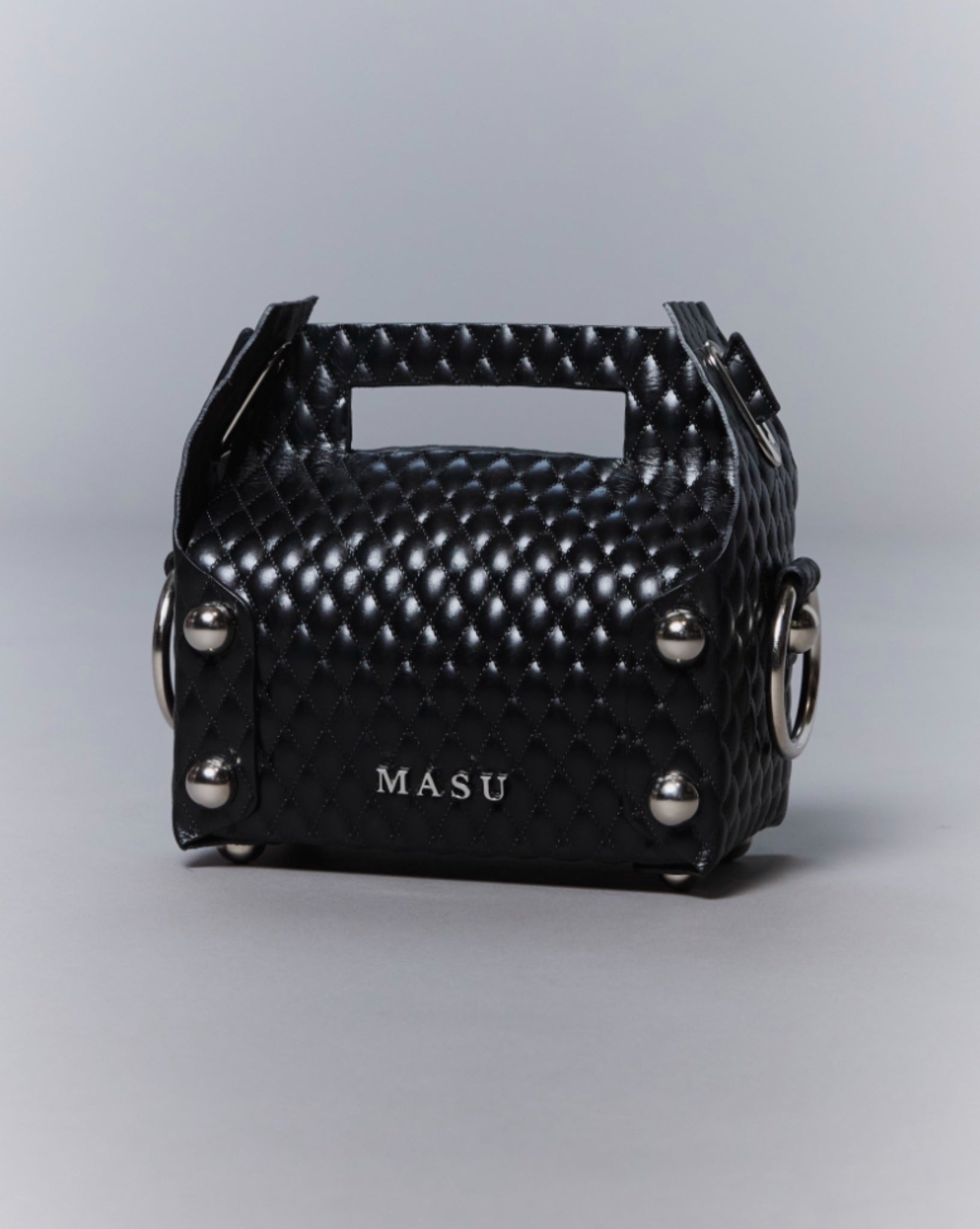MASU 24AW LEATHER CAKE MINI BAG