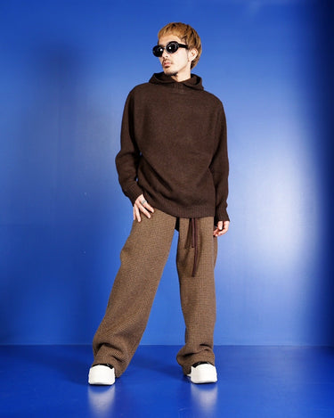 【walenode】<br>INNOCENT YAK STAND HOODIE SWEATER