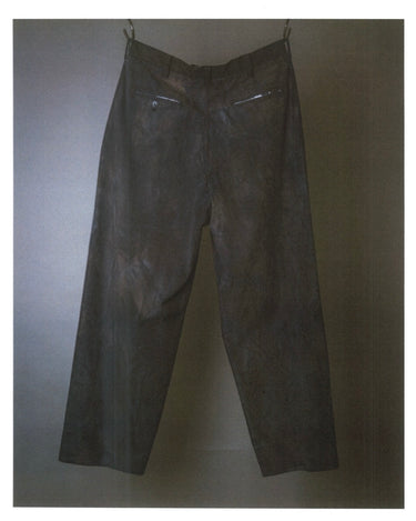 受注生産アイテム<br>期間限定受注受付中(7月31日～8月2日まで)<br>【kiminori morishita】<br>Brush-Dyed Gabardine Pants