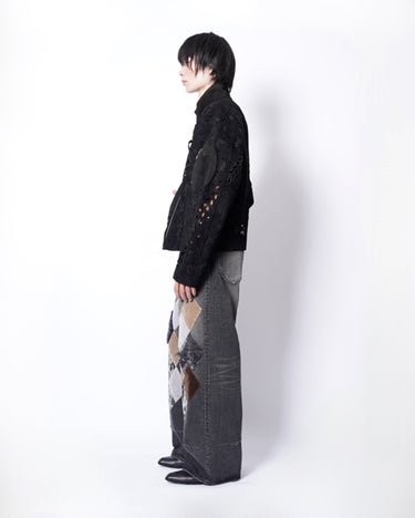 8.28(fri) 0:00 Launch<br>【MASU】<br>IVY HOLE LEATHER FLIGHT JACKET