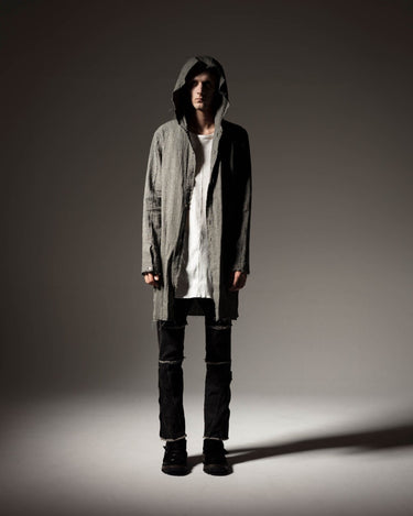 受注生産アイテム<br>期間限定受注受付中(9/11～9/13まで)<br>【prasthana】<br>modular leg denim pants (one wash)