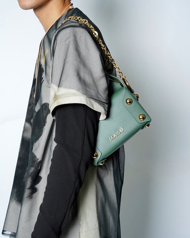 【MASU】<br>LEATHER CAKE BAG