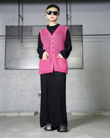 UNISEX<br>【KAKAN】<BR>MOHAIR VEST