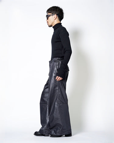 【08sircus】<br>Wax vintage wide pants (UNISEX)