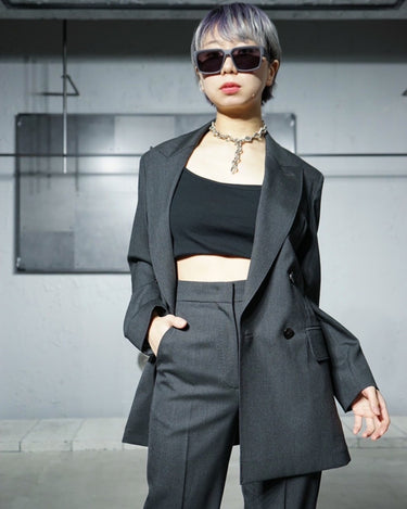 【MAXMARA】<br>"MIRKO"<br>WOOL/MOHAIR/SILK<br>DOUBLE BREASTED JACKET