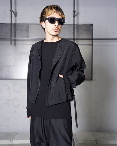 UNISEX<br>【08sircus】<br> Viscose sheer organdy layered foodie coat