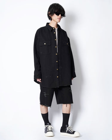 【KAMIYA】<br>BORO Duck Shirt
