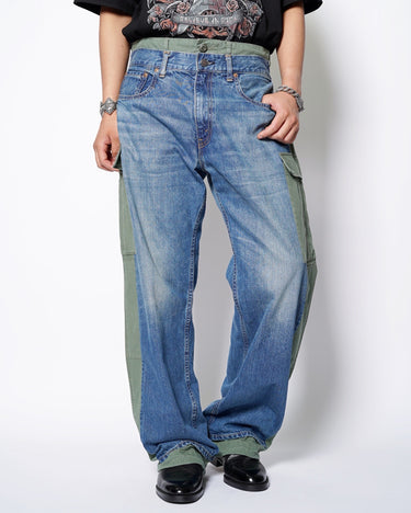【JUNYA WATANABE】<br>× Levi's <br>CARGO DOCKING DENIM PANTS