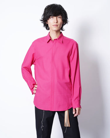 [OVERCOAT]<br>(SHELL)<br>WITH SHIRTS COLLAR