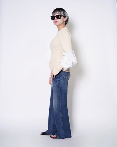 【TOGA ARCHIVES】<br>Volume arm rib knit pullover