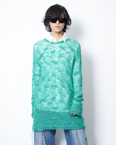 【MM6】<br>SEE THROUGH DAMAGED KNIT