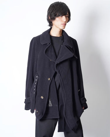 [MARINA YEE]<br>"My IMPER" U Turn<br>Fold Trunk Coat<br>-Wool & Cashmere-