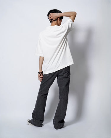 イベント期間限定アイテム<br>(6月27日～7月5日まで)<br>【KANEMASA PHIL】<br>36G High Twist SS Tee (WHITE)